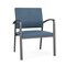 Lesro Newport Wide Guest Chair Metal Frame, Charcoal, MD Titan Upholstery NP1201 - alternate 1